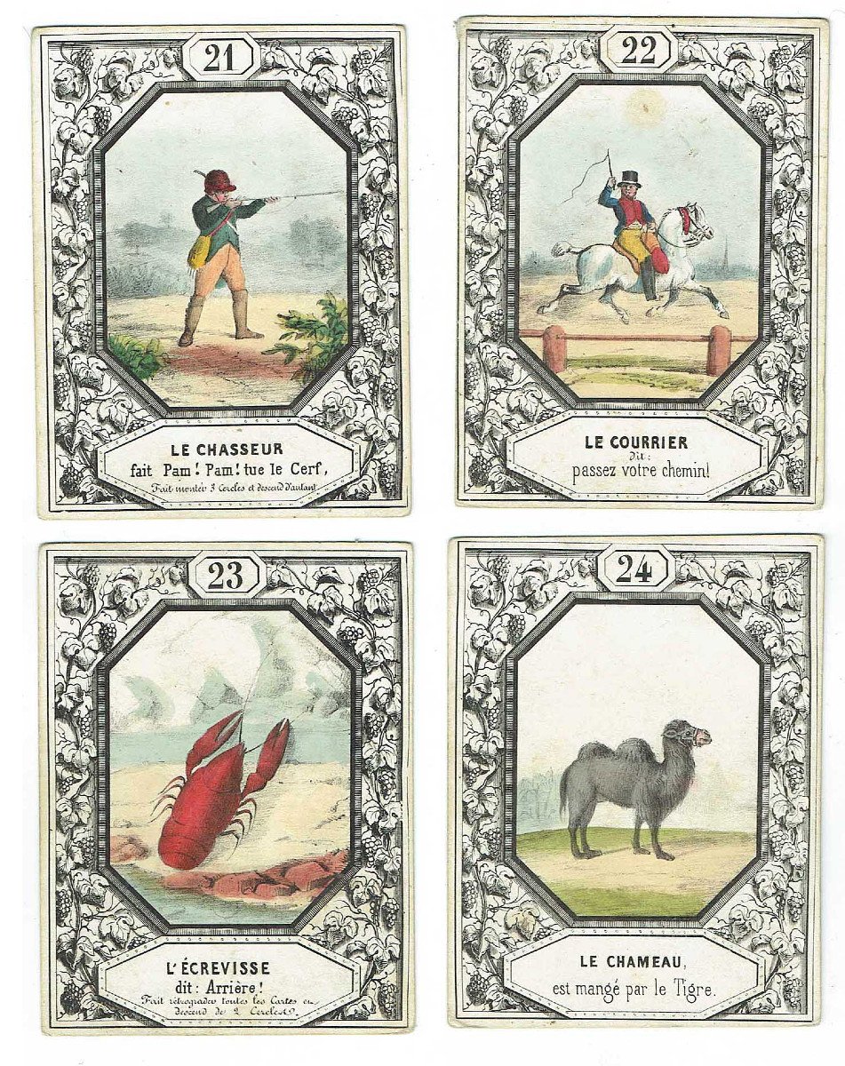 The Modern Tartare - New Game Of The Ace Qui Court Circa 1850-photo-7
