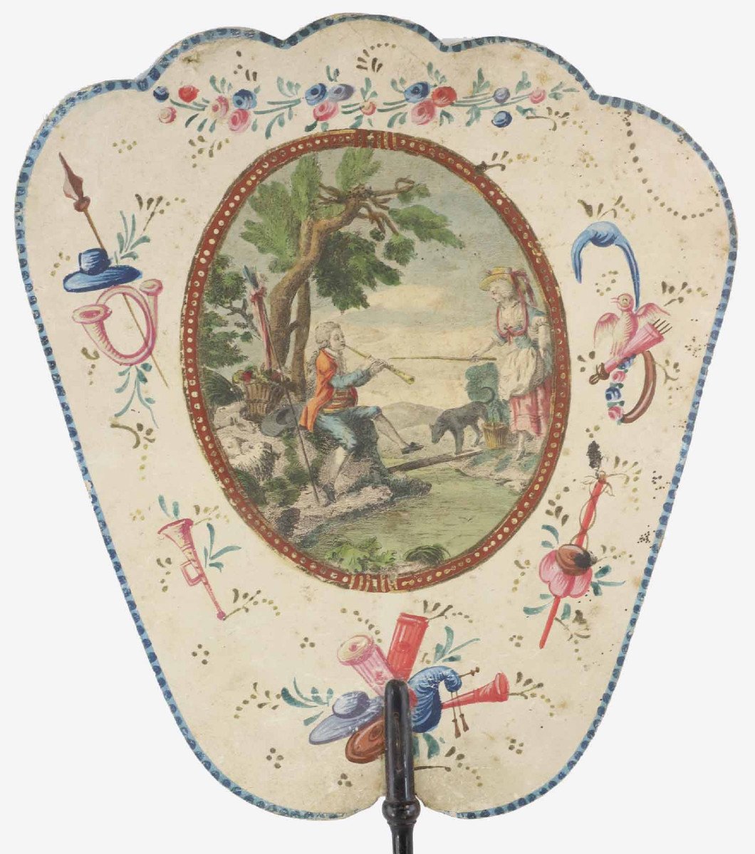 4 XVIIIth Fables De La Fontaine Screens-photo-7