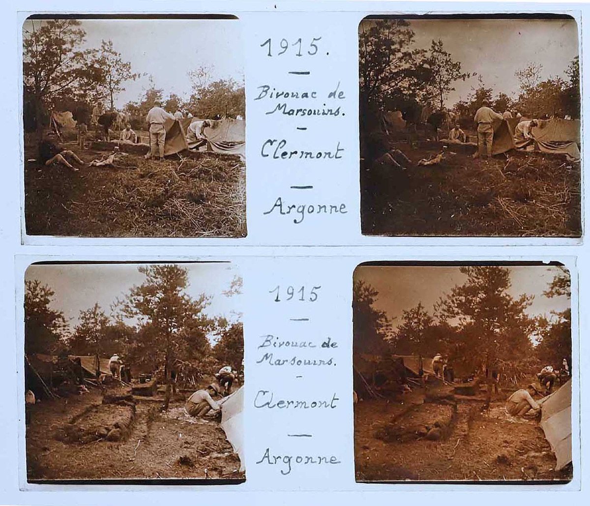 GUERRE 14-18 / 100 vues      Photos stéréos  1ère guerre mondiale-photo-5