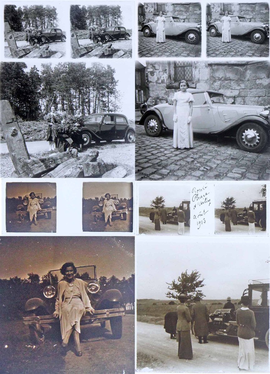 19 Automobiles 1920 Stereo Photos
