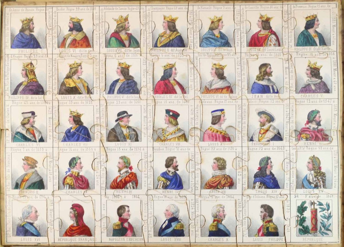 History Of France Puzzle Circa 1848-photo-4