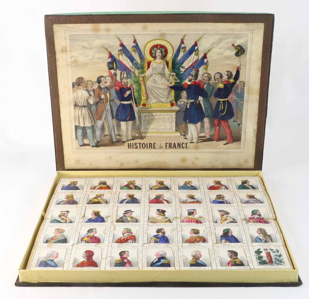 History Of France Puzzle Circa 1848