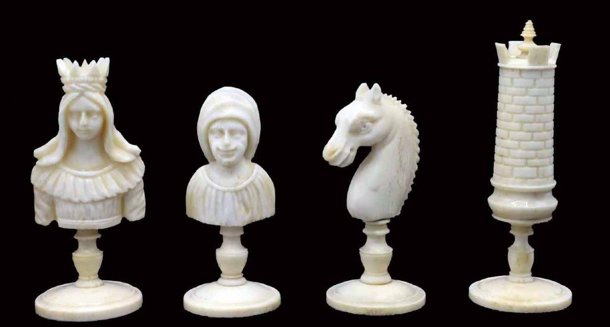 Chess Game Dieppe Napoleon I 1810-photo-4