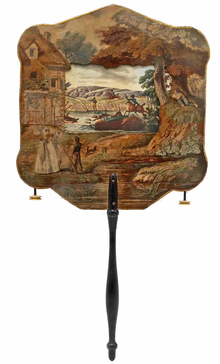 ECRAN PANORAMIQUE vers 1830     