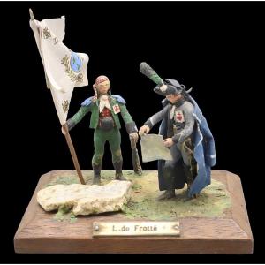 J.Dilly / L. de FROTTÉ guerre de Vendée / chouan figurine soldat