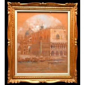 Théophile POILPOT (1848-1915) VUE DE VENISE