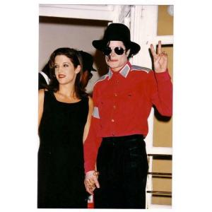 Original Press Photo Michael Jackson And Lisa Marie Presley 1994