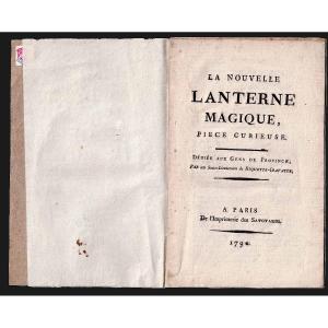 LA NOUVELLE LANTERNE MAGIQUE 1790 / Pamphlet révolutionnaire