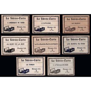 8 pochettes de STÉRÉO-CARTE