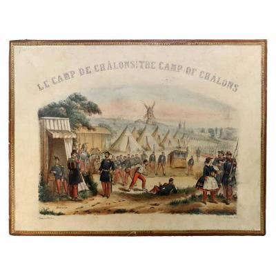 LE CAMP DE CHALONS vers 1860 / jeu ancien