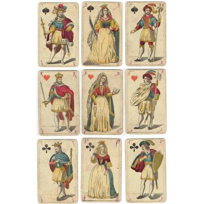 JEU 32 CARTES EROTIQUES  vers 1830