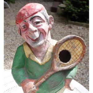 Old Game Of Pass - Boule The Tennisman Around 1900