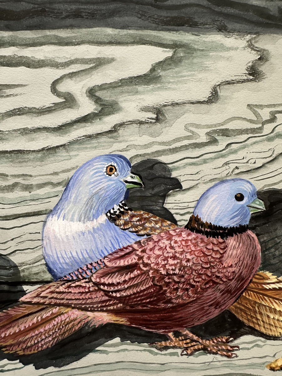 Trompe-l'œil With Birds -photo-2