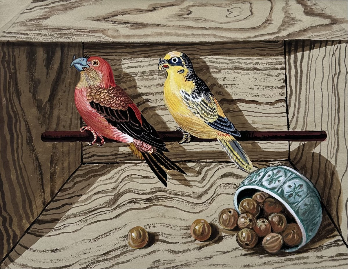 Trompe-l'œil With Birds 