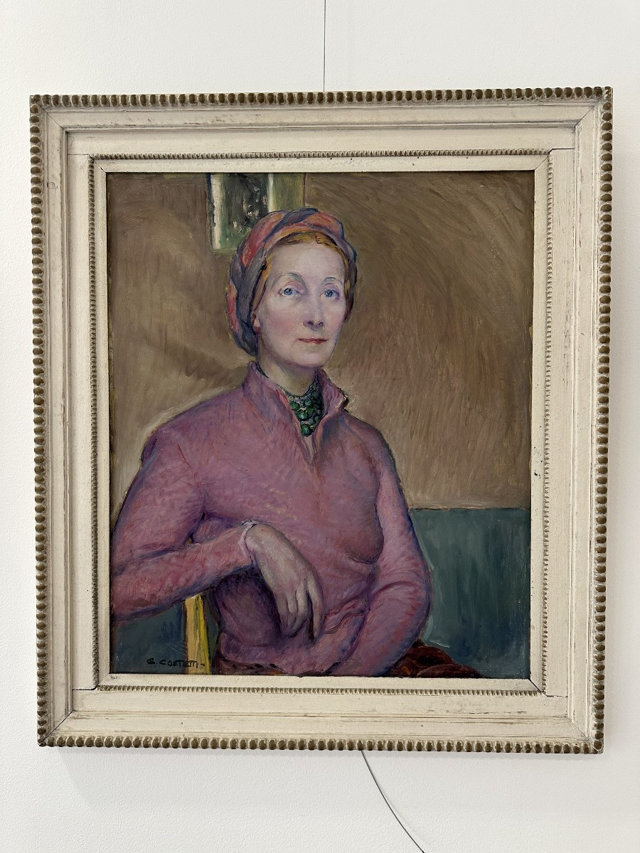 Giovanni Costetti - Portrait de Mai Sewell Costetti 
