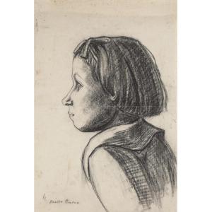 Xavier Bueno - Portrait de jeune fille
