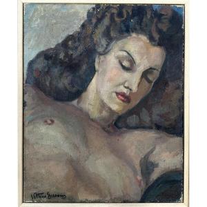 Vittorio Gussoni - Portrait Of A Woman 
