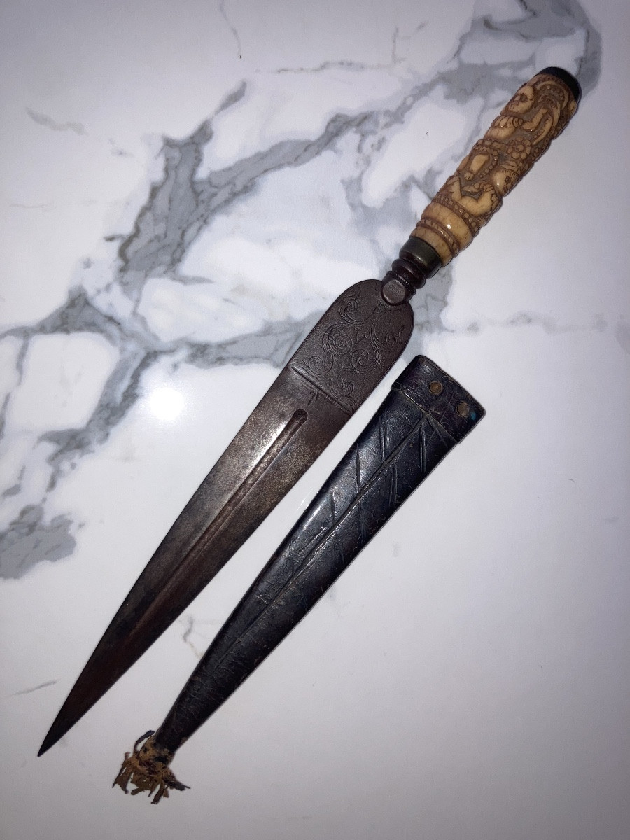 A South Italian Hunting Dagger Knife Circa 1780 