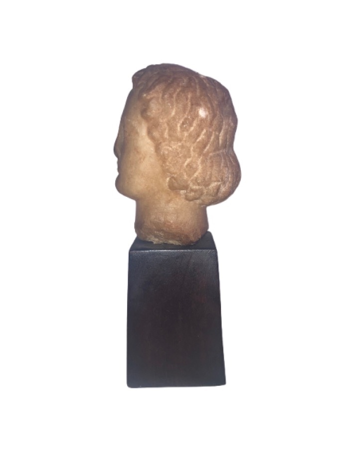 A Marble Greek Style Head 19th Gran Tour 