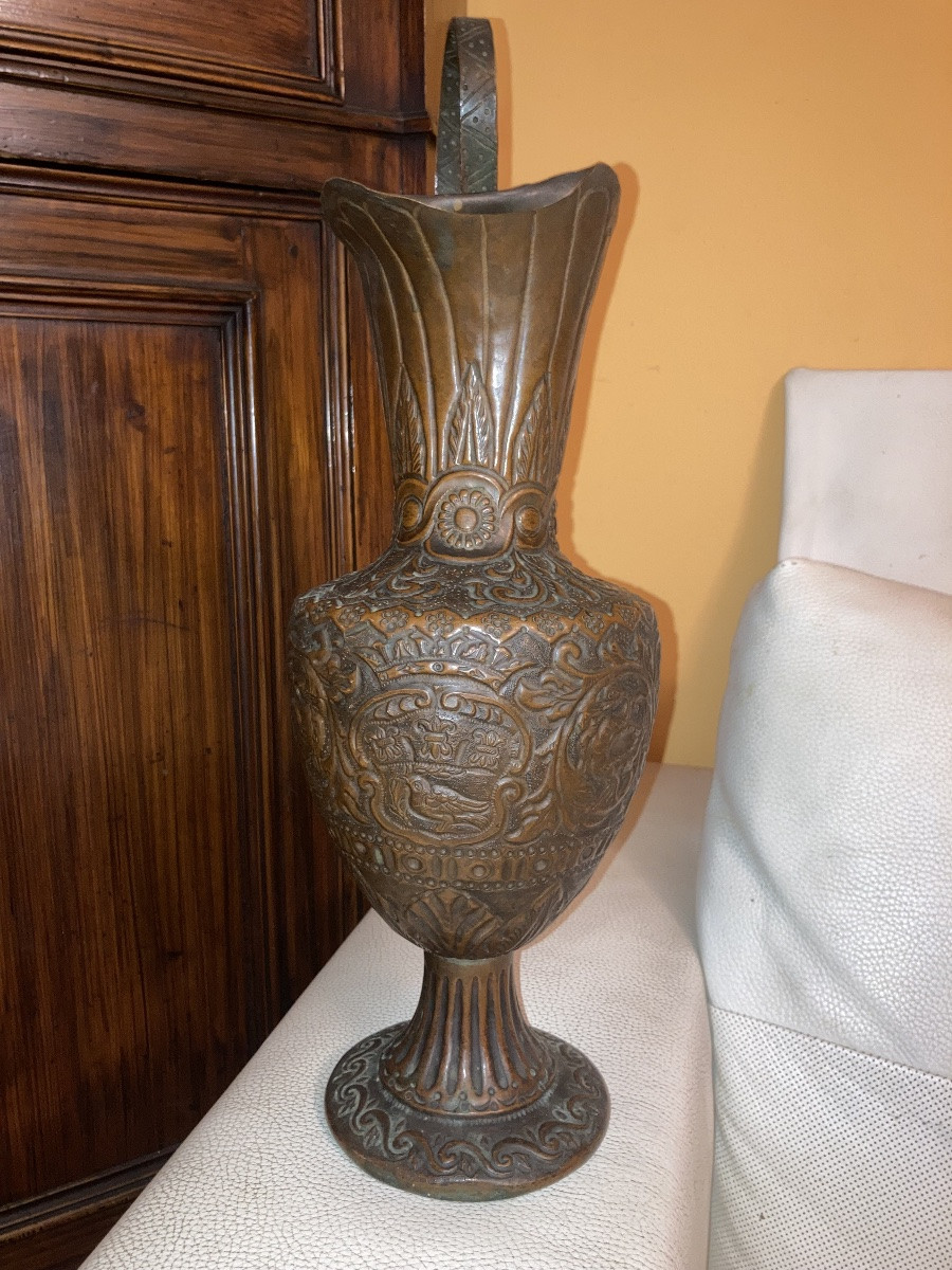 A Nice Copper Acquamanil Of The XVIII Century-photo-2