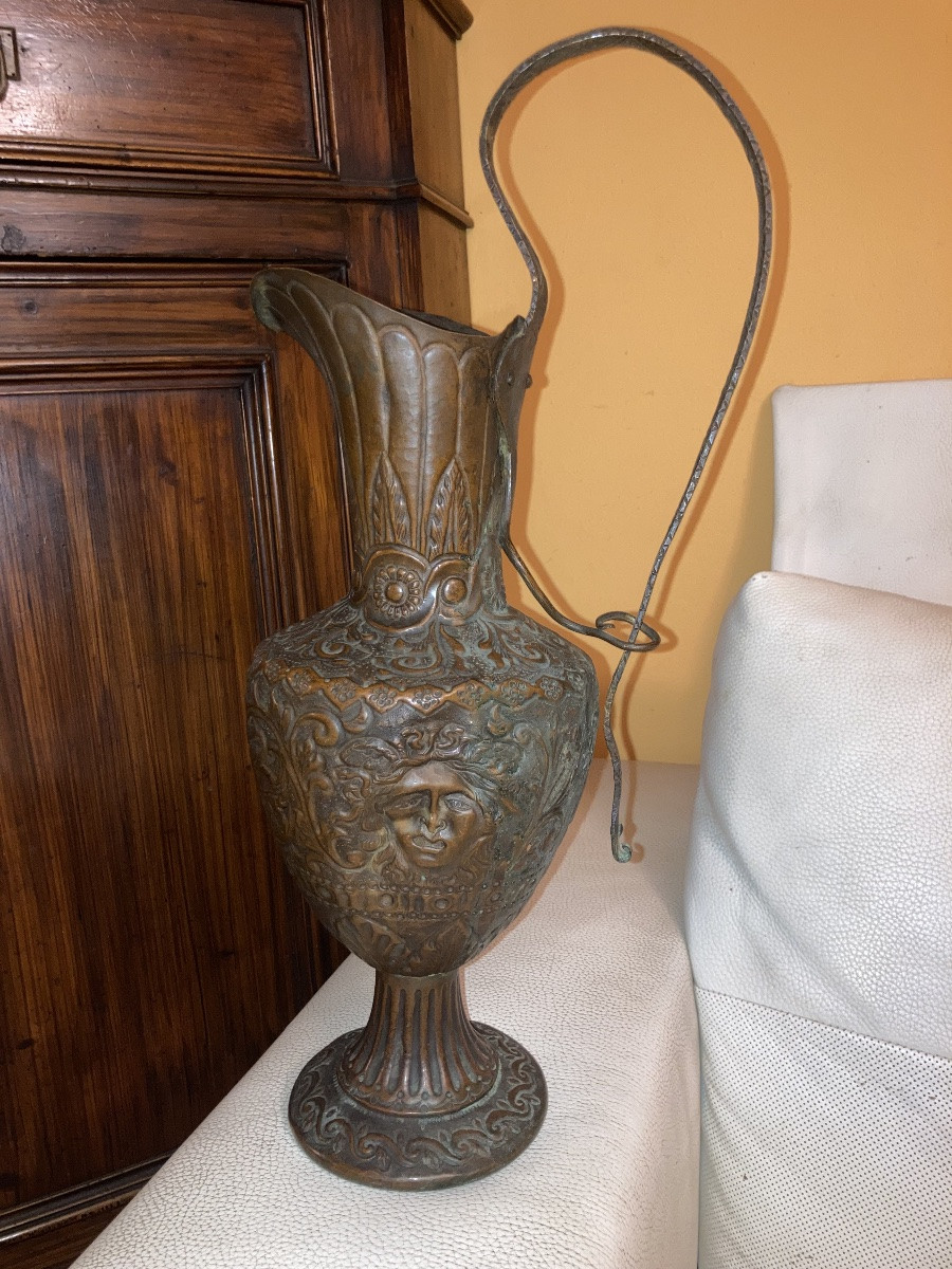 A Nice Copper Acquamanil Of The XVIII Century-photo-3