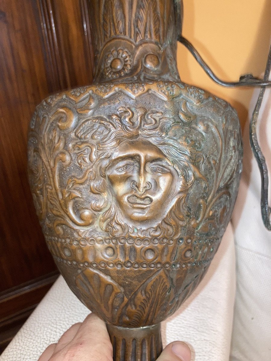 A Nice Copper Acquamanil Of The XVIII Century-photo-4