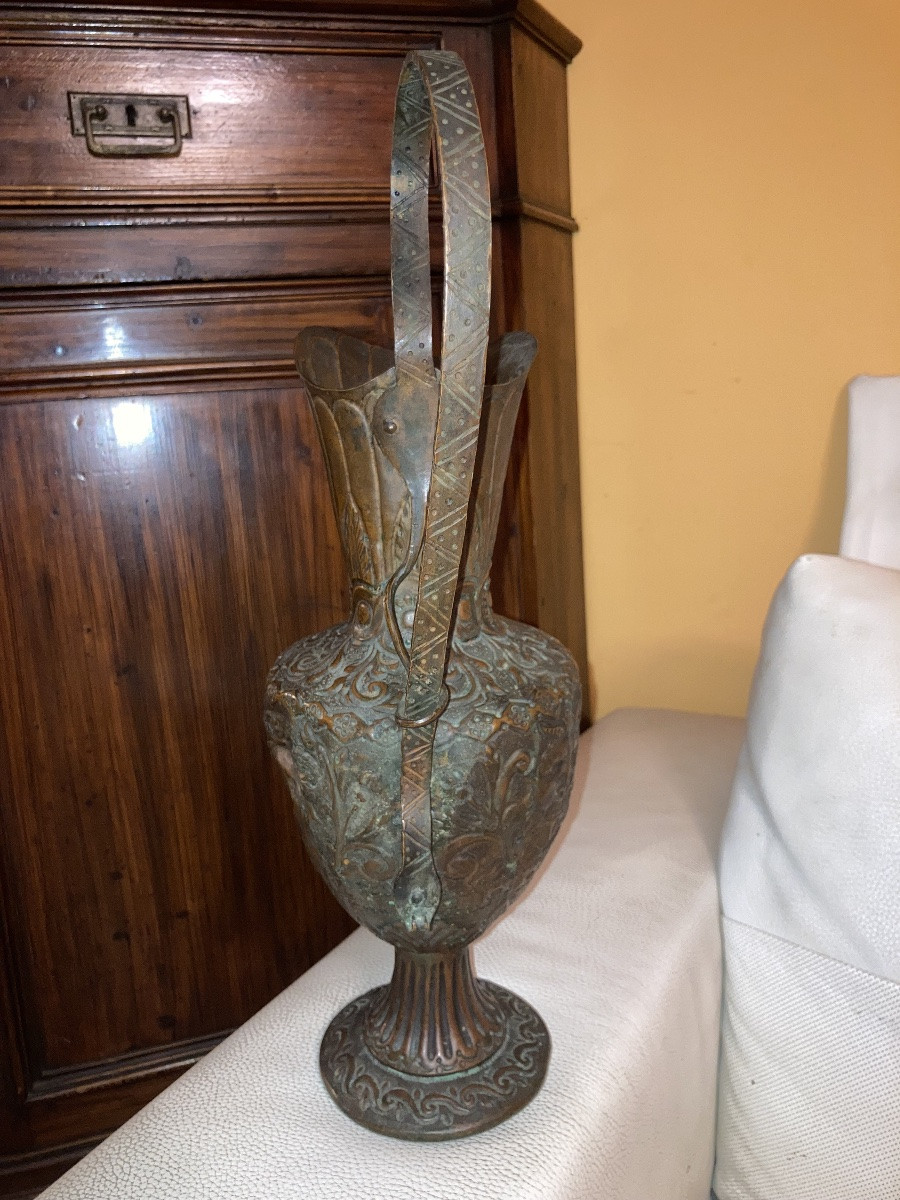 A Nice Copper Acquamanil Of The XVIII Century-photo-4
