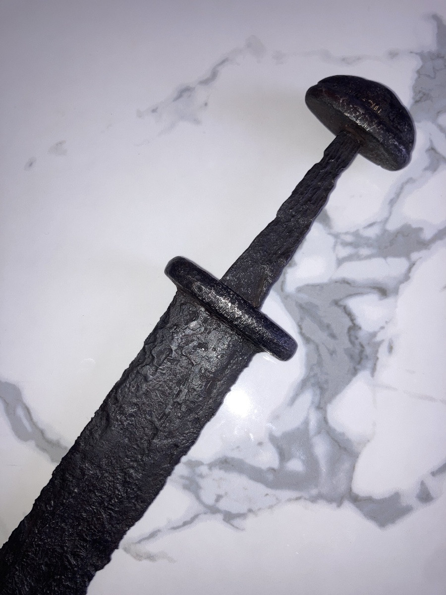 Un rare epee Viking d’ origine -photo-2