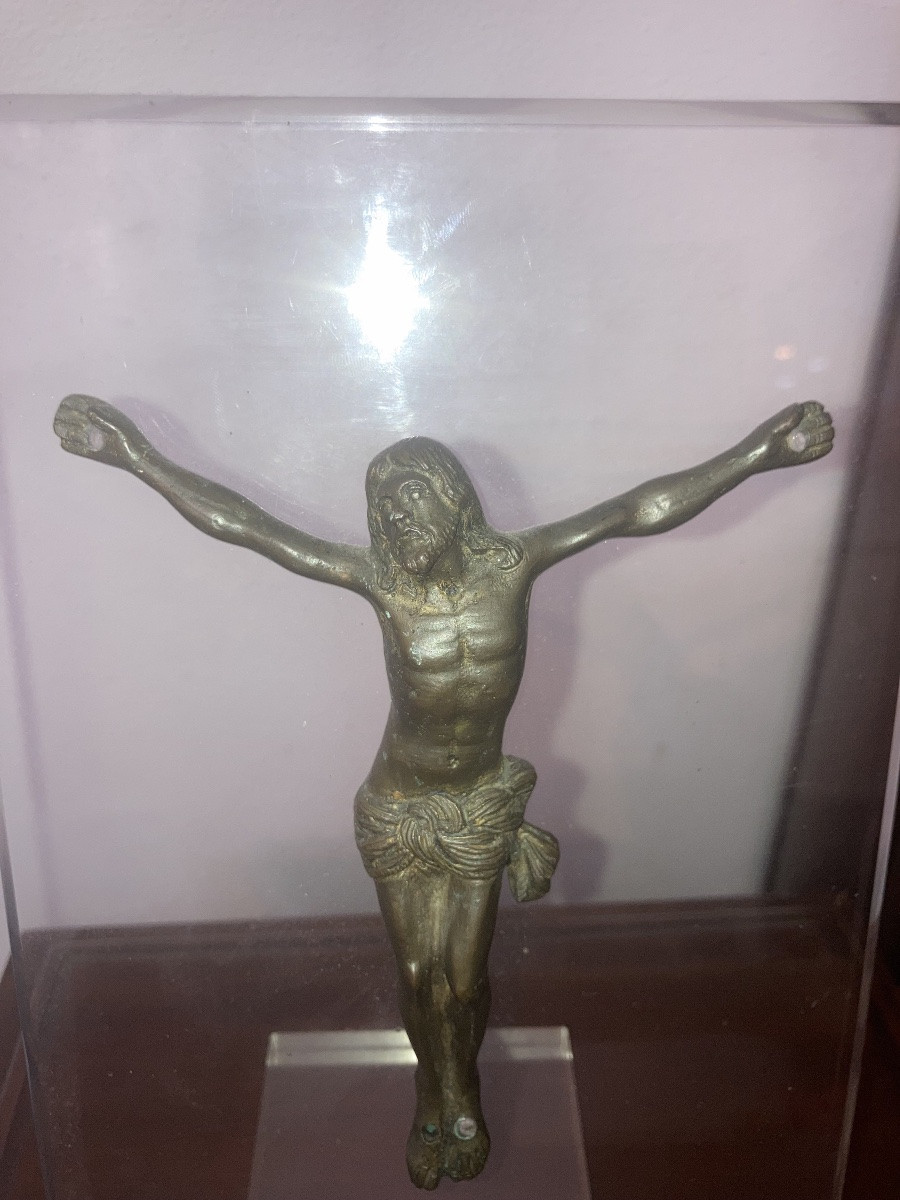Christ en bronze du XVIIIe siècle-photo-2