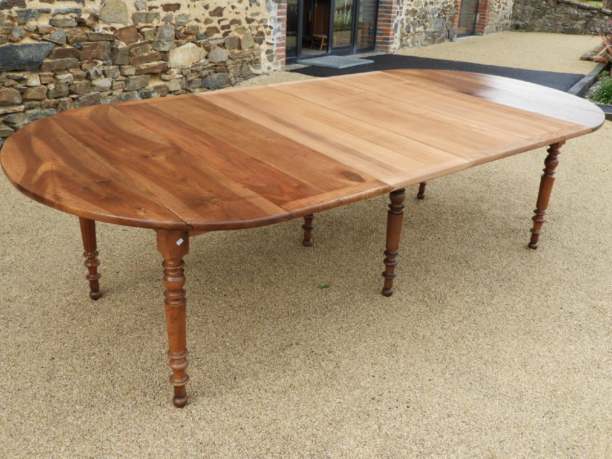 Table Ovale En Noyer 6pieds-photo-4