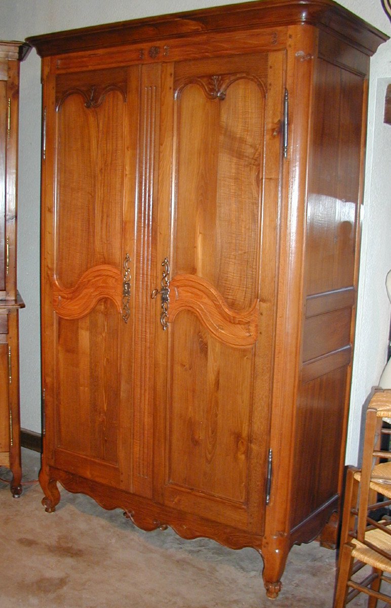 Louis XV Cabinet In Chestnut