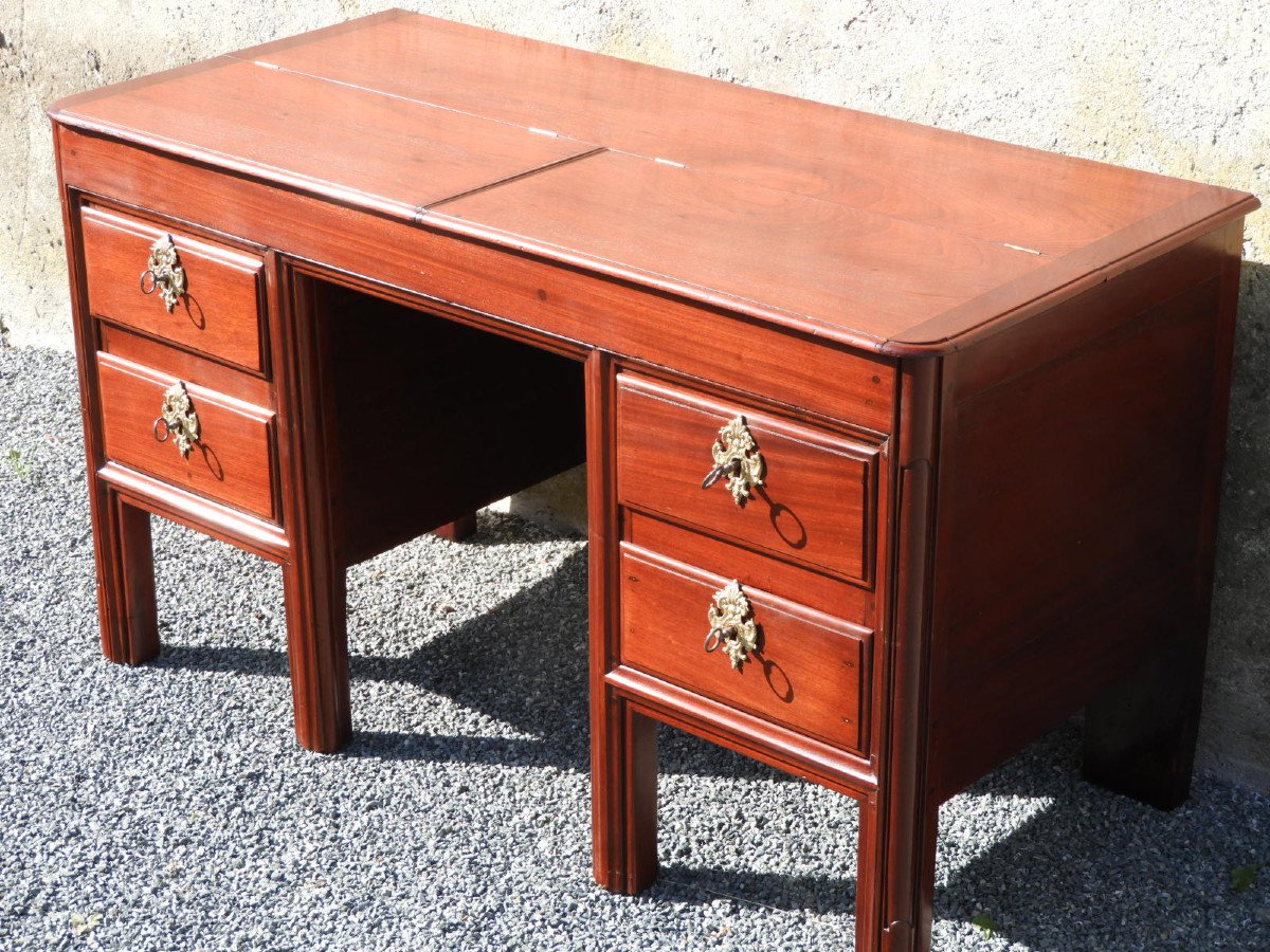 Petit Bureau Mazarin En Acajou Meuble De Port