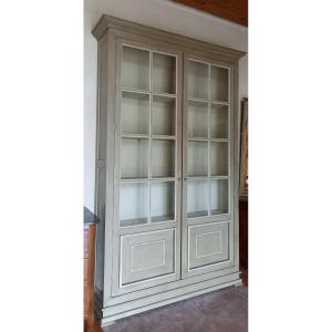 Large Louisxvi-inspired Painted Bookcase