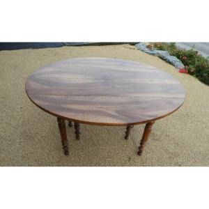 Table Ovale En Noyer 6pieds