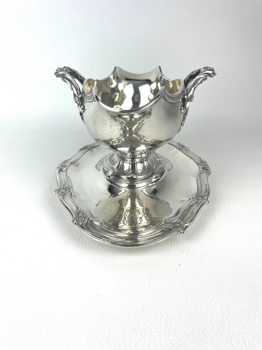 Saucière Mouvementée En Argent Massif Par Hénin&cie-photo-4