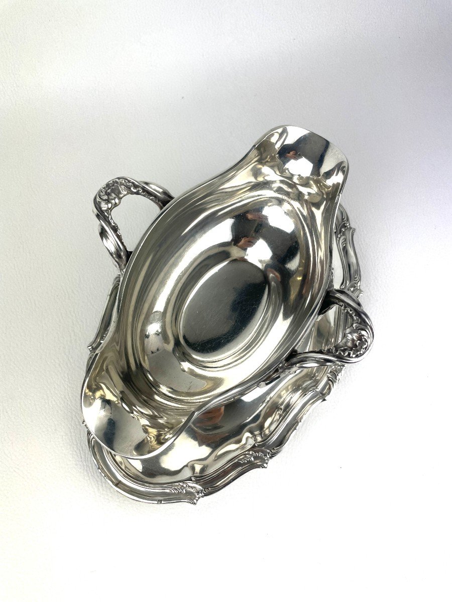 Saucière Mouvementée En Argent Massif Par Hénin&cie-photo-1
