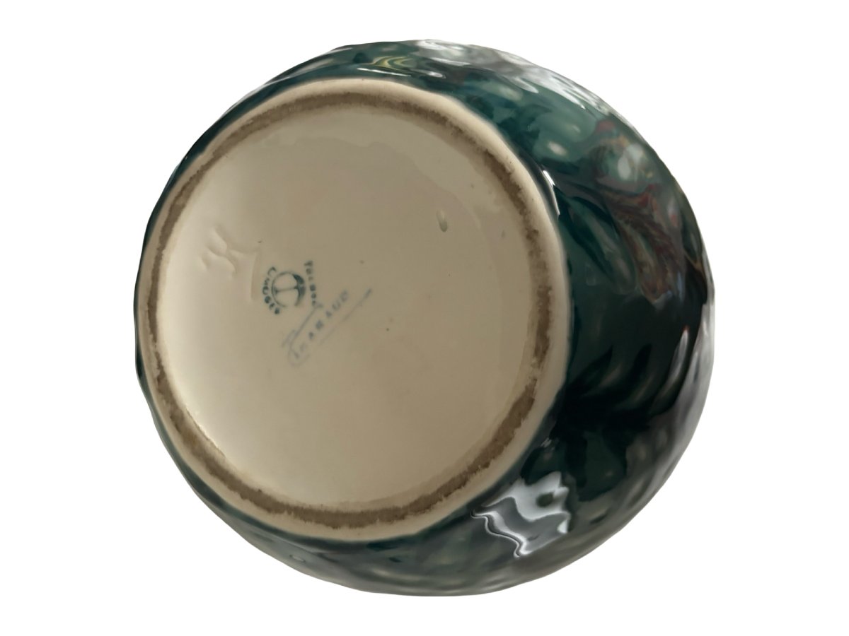 Vase Camille Tharaud modèle Fougères en porcelaine de Limoges-photo-6