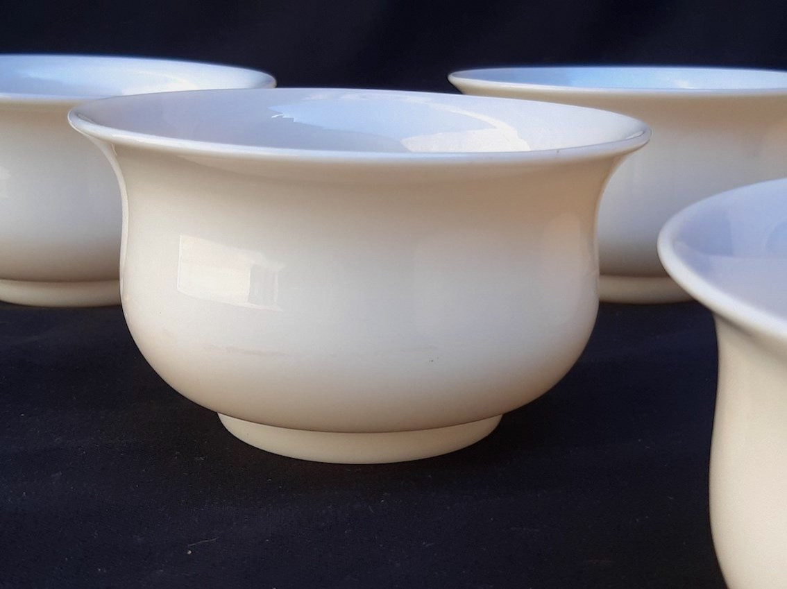 Baccarat - 6 Finger Bowls White Opaline Crystal 19° Set Of 6-photo-3