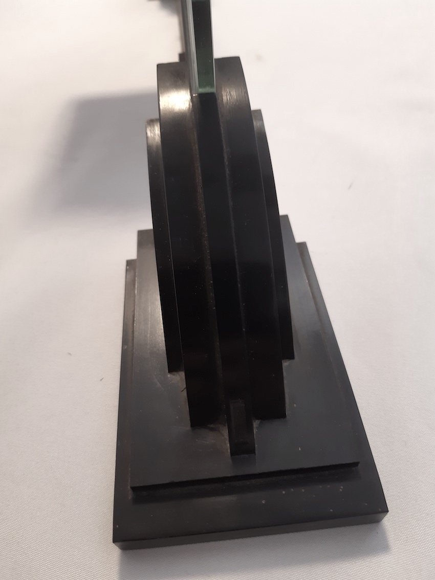 ATO Pendule Art Deco 1930 Horloge Electrique Signée LÉON HATOT Grande Taille-photo-3