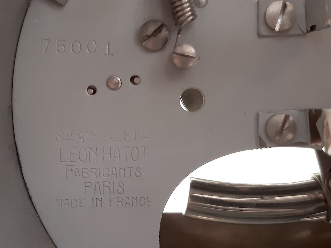 ATO Pendule Art Deco 1930 Horloge Electrique Signée LÉON HATOT Grande Taille-photo-8