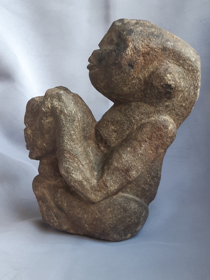 African Art (1) - Stone Sculpture: Woman, Child, Ritual Object—mali, Guinea, Ivory Coast -photo-4
