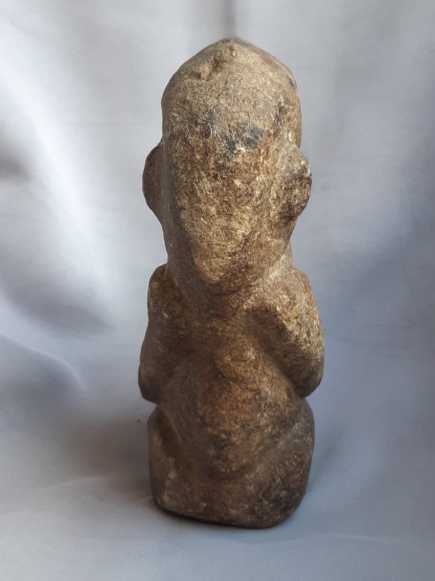 African Art (1) - Stone Sculpture: Woman, Child, Ritual Object—mali, Guinea, Ivory Coast -photo-1