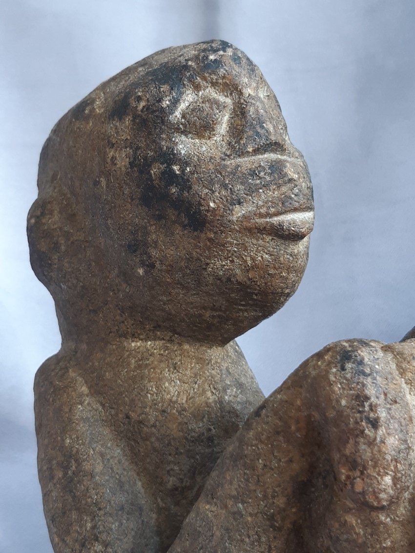 African Art (1) - Stone Sculpture: Woman, Child, Ritual Object—mali, Guinea, Ivory Coast -photo-3