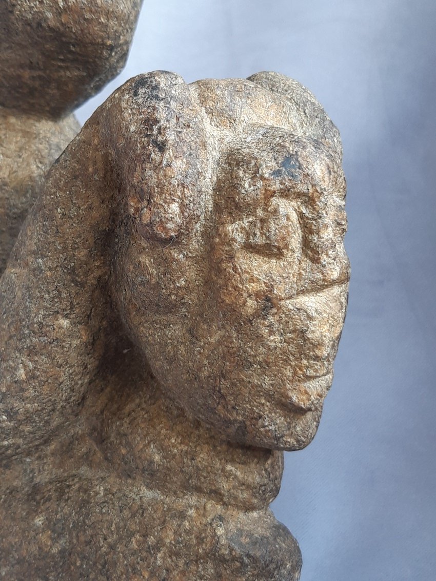 African Art (1) - Stone Sculpture: Woman, Child, Ritual Object—mali, Guinea, Ivory Coast -photo-4