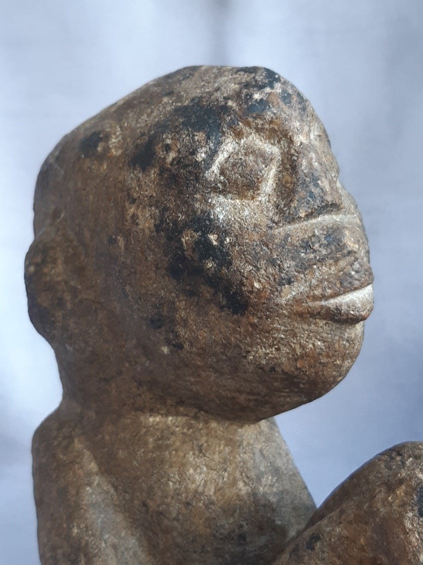 African Art (1) - Stone Sculpture: Woman, Child, Ritual Object—mali, Guinea, Ivory Coast 