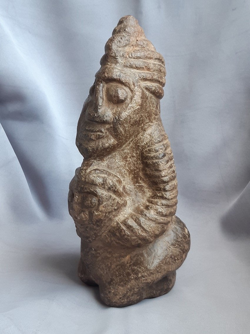 African Art (2) - Stone Sculpture: Woman, Child, Ritual Object—mali, Guinea, Ivory Coast -photo-2