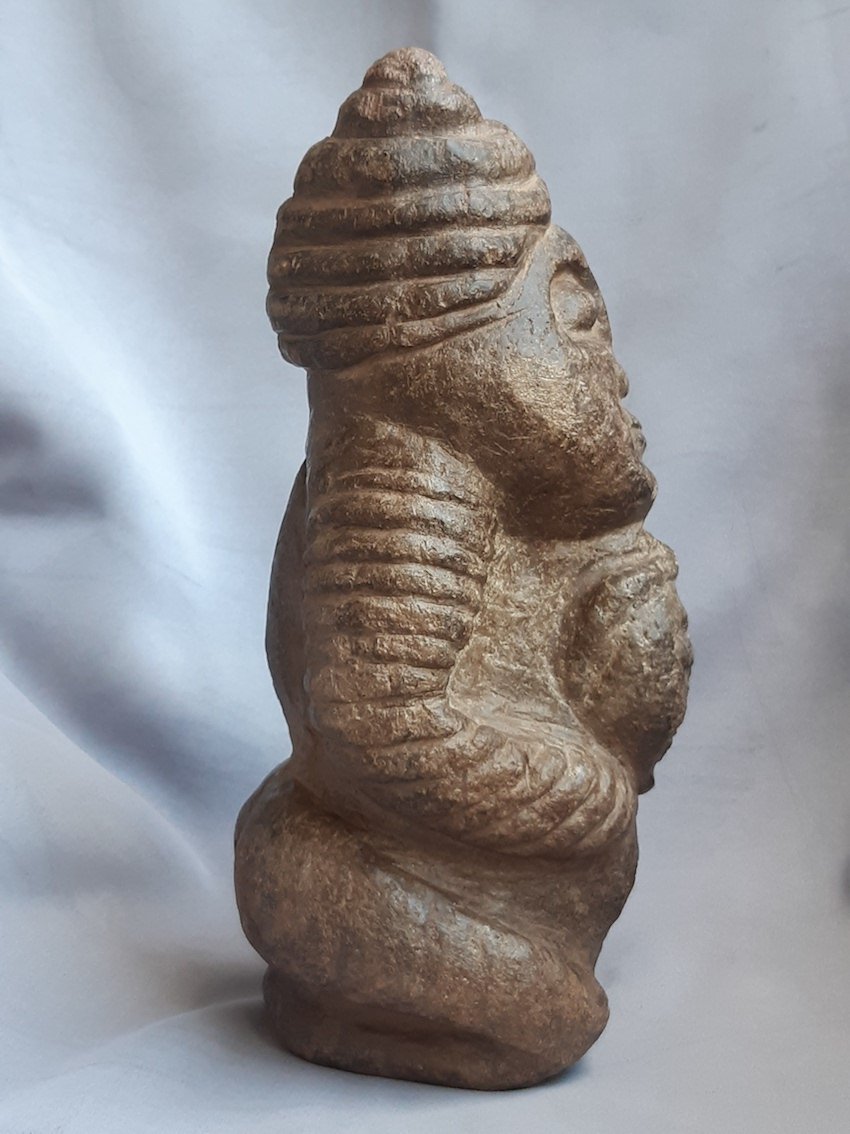 African Art (2) - Stone Sculpture: Woman, Child, Ritual Object—mali, Guinea, Ivory Coast -photo-2