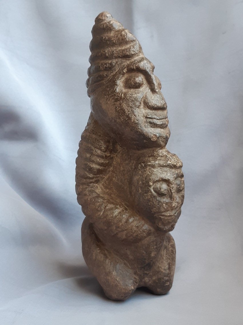 African Art (2) - Stone Sculpture: Woman, Child, Ritual Object—mali, Guinea, Ivory Coast -photo-3