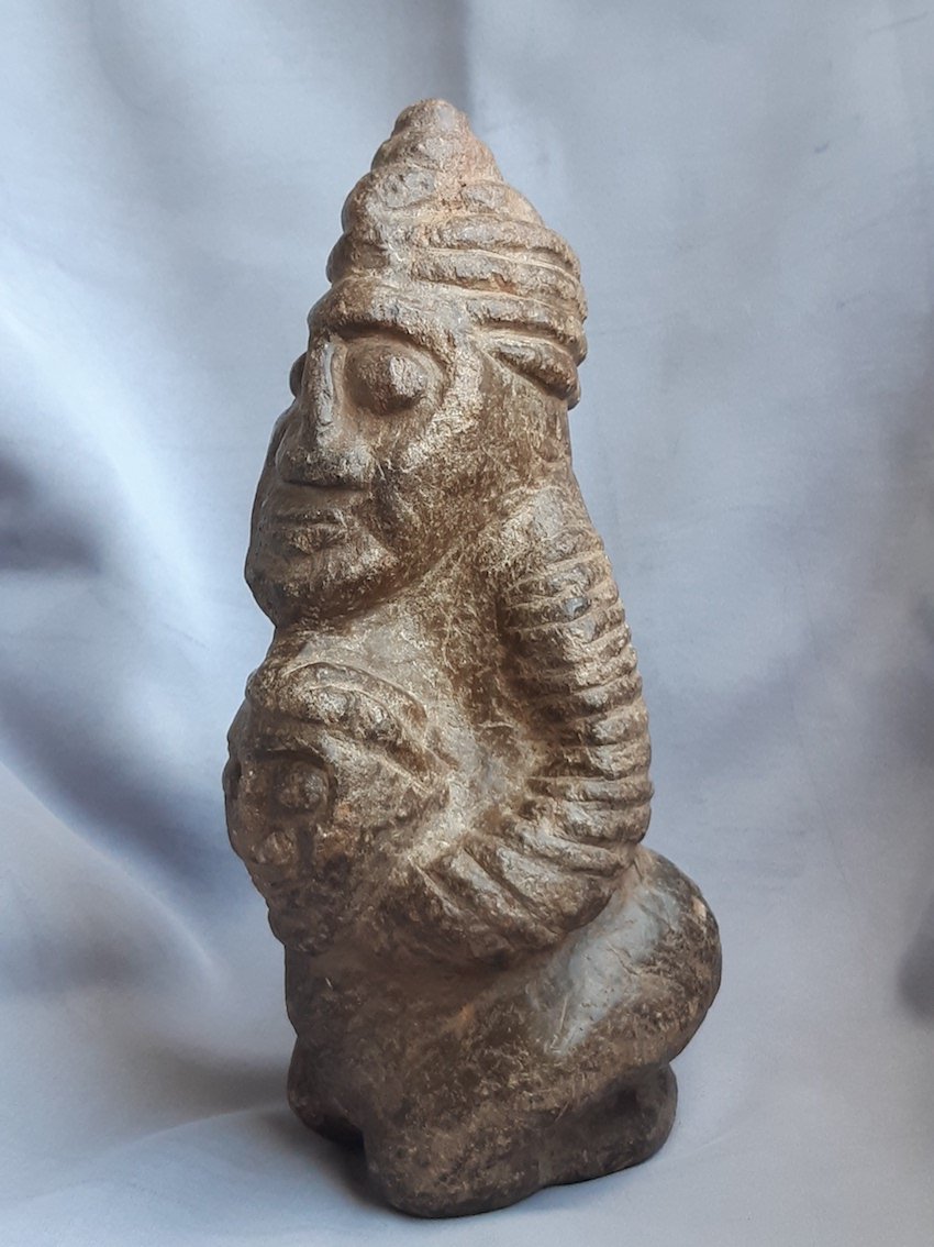 African Art (2) - Stone Sculpture: Woman, Child, Ritual Object—mali, Guinea, Ivory Coast -photo-4