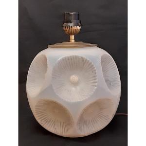 R. Lalique - Art Deco Lamp Vase Opalescent Glass Picardie Vase 1927 René Lalique